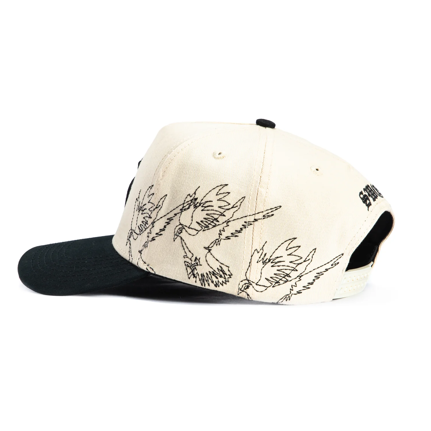 Sworn To Us Poetry in Motion Snapback Hat - Natural, Black - Image 2
