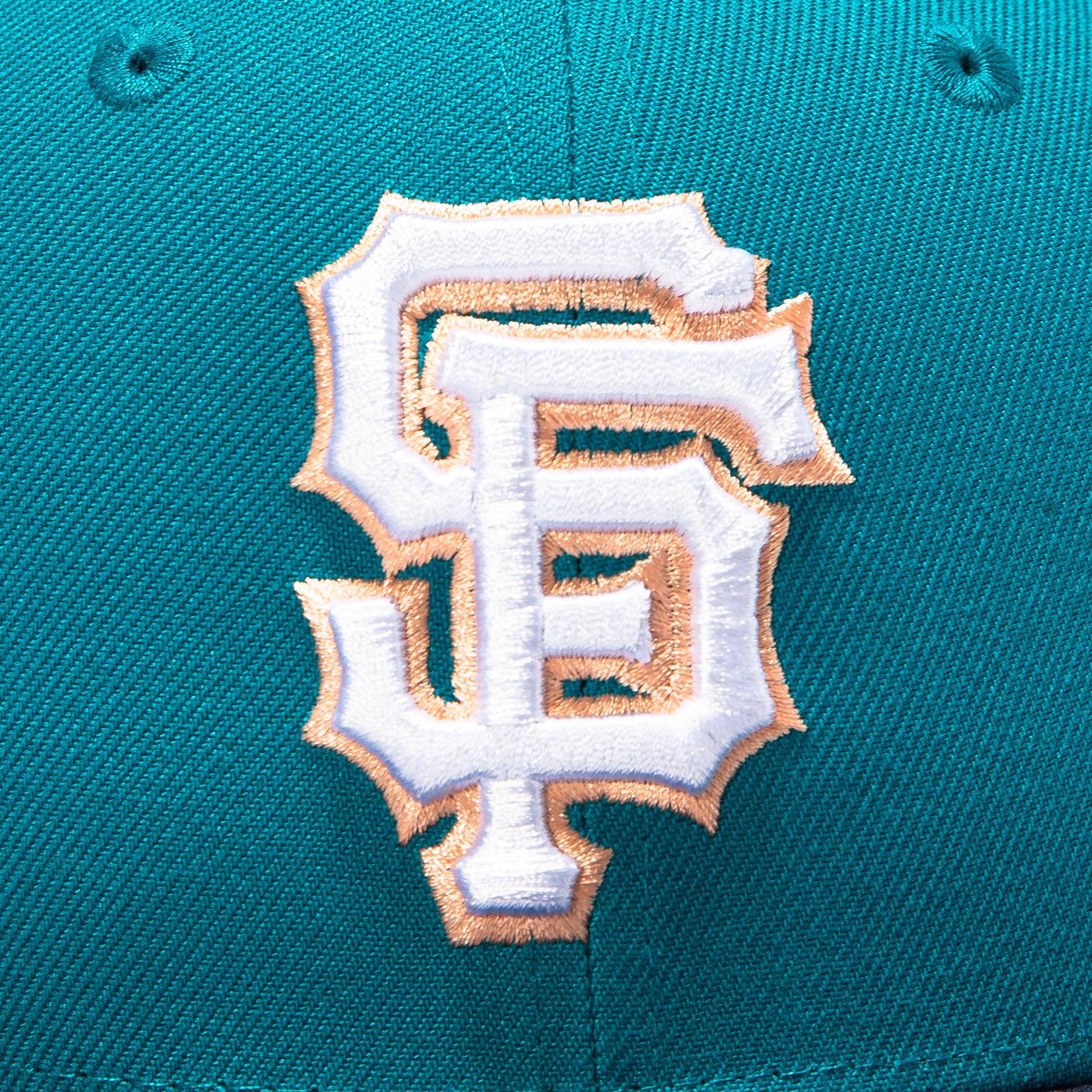 New Era 59Fifty San Francisco Giants 2001 All Star Game Patch Hat - Teal, Navy - Image 4