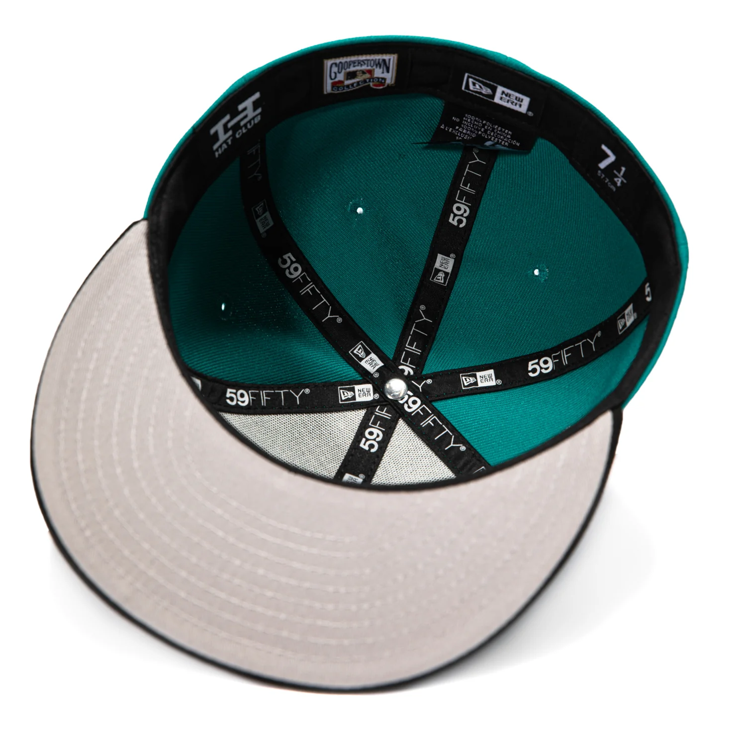 New Era 59Fifty Philadelphia Phillies 2001 All Star Game Patch Alternate Hat - Teal, Black - Image 2
