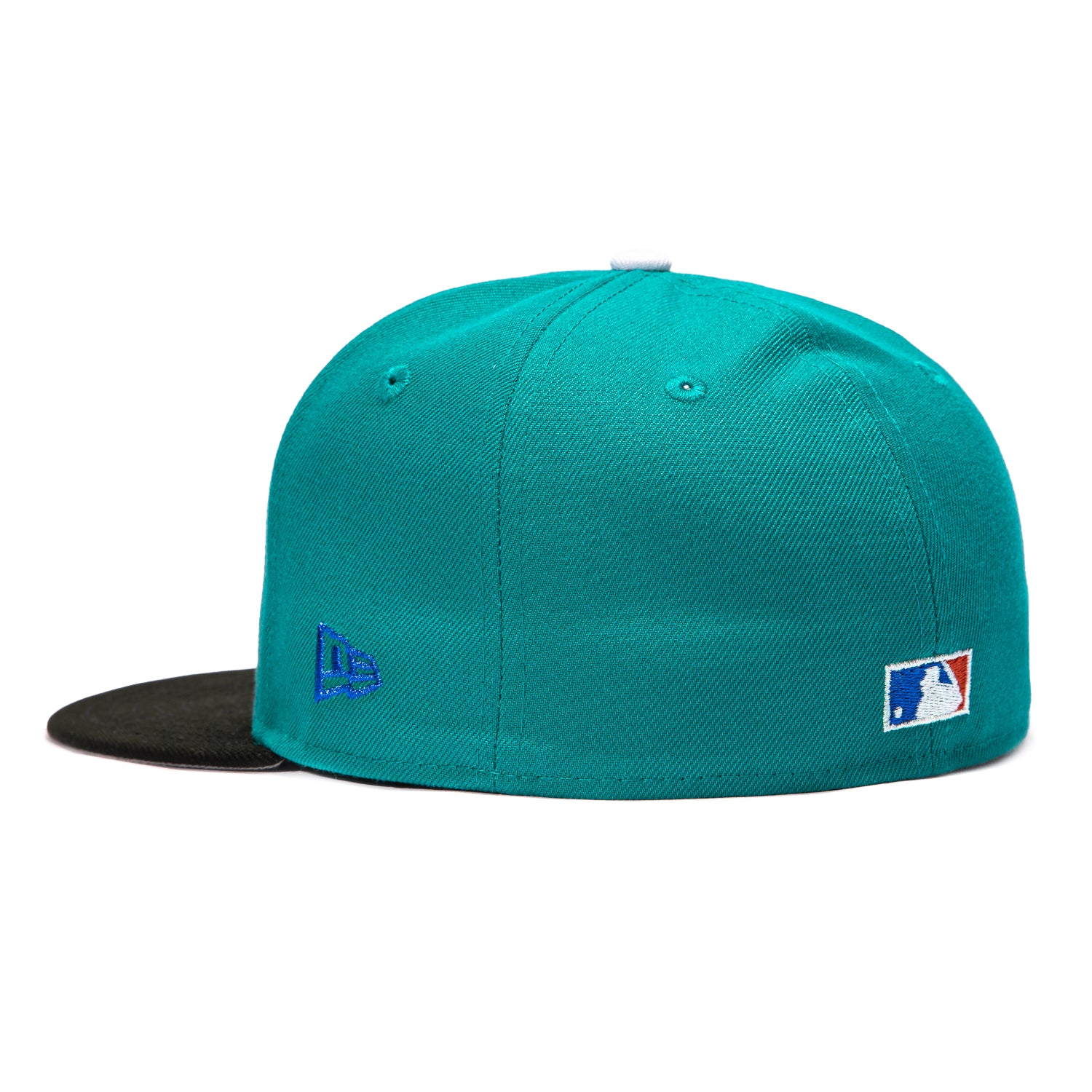New Era 59Fifty Philadelphia Phillies 2001 All Star Game Patch Alternate Hat - Teal, Black - Image 3