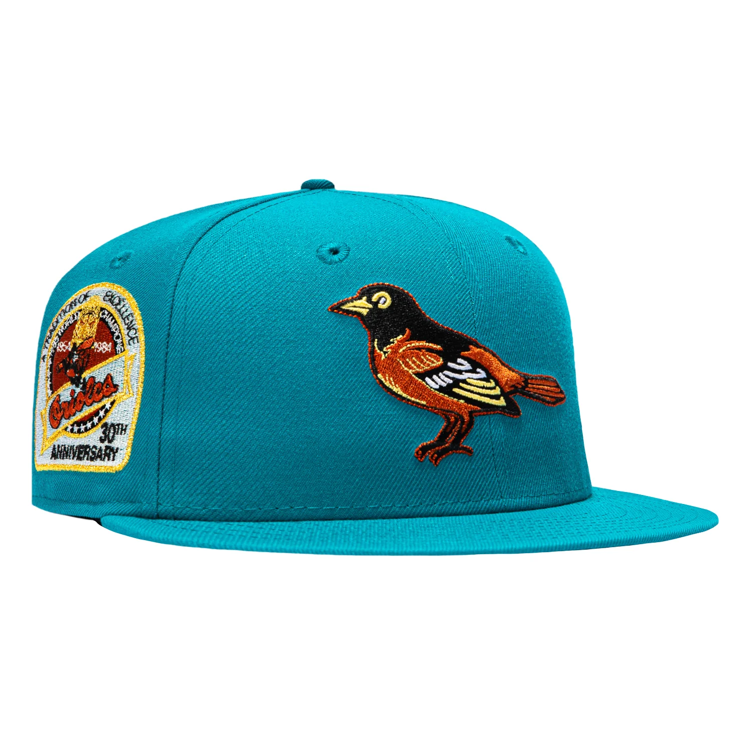 New Era 59Fifty Baltimore Orioles 30th Anniversary Champions Patch Hat - Teal