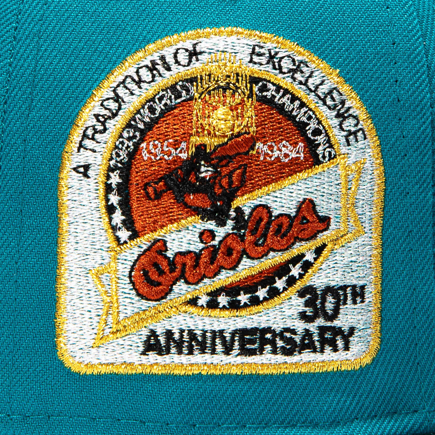 New Era 59Fifty Baltimore Orioles 30th Anniversary Champions Patch Hat - Teal - Image 5