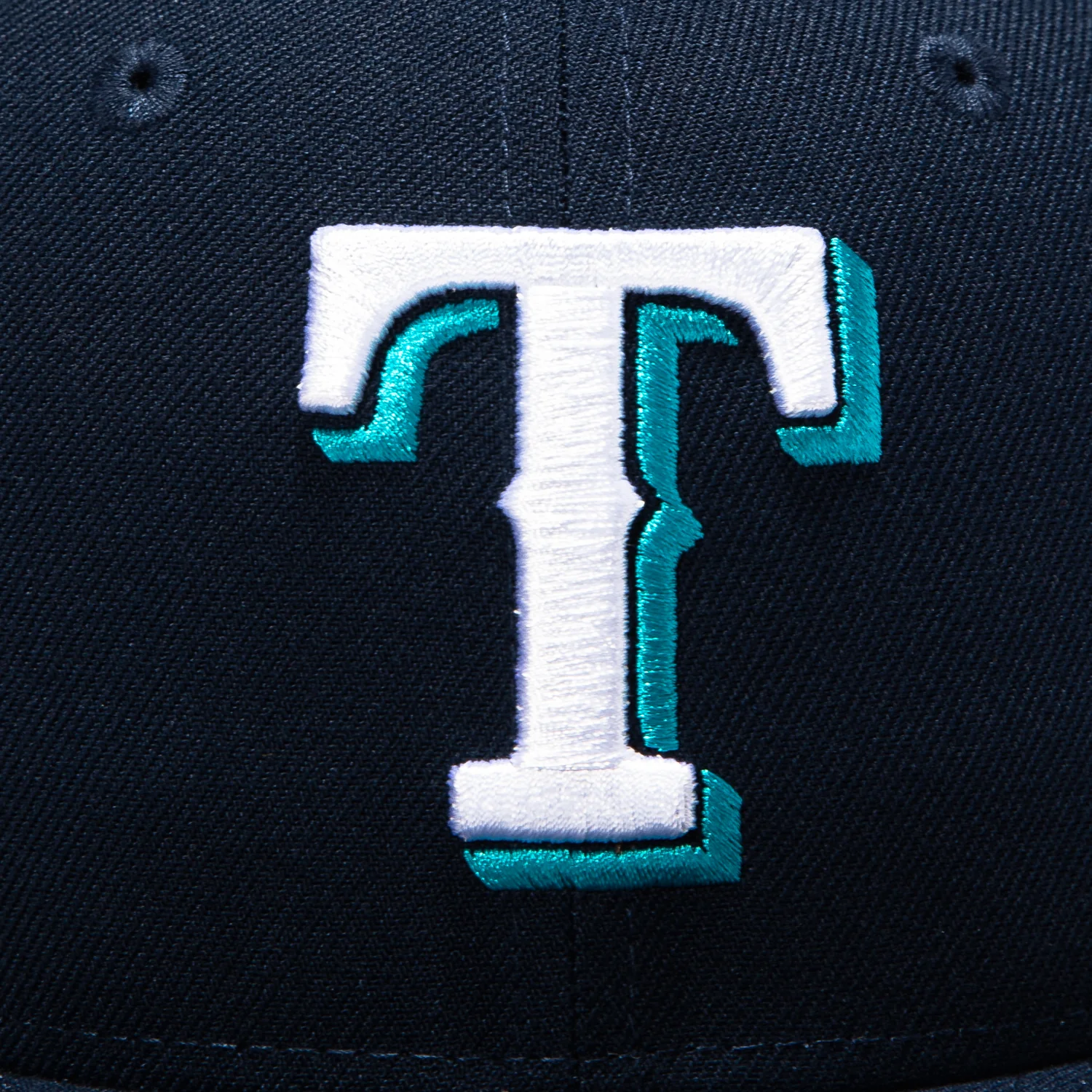 New Era 59Fifty Texas Rangers 2024 All Star Game Patch Hat - Navy, Teal - Image 4