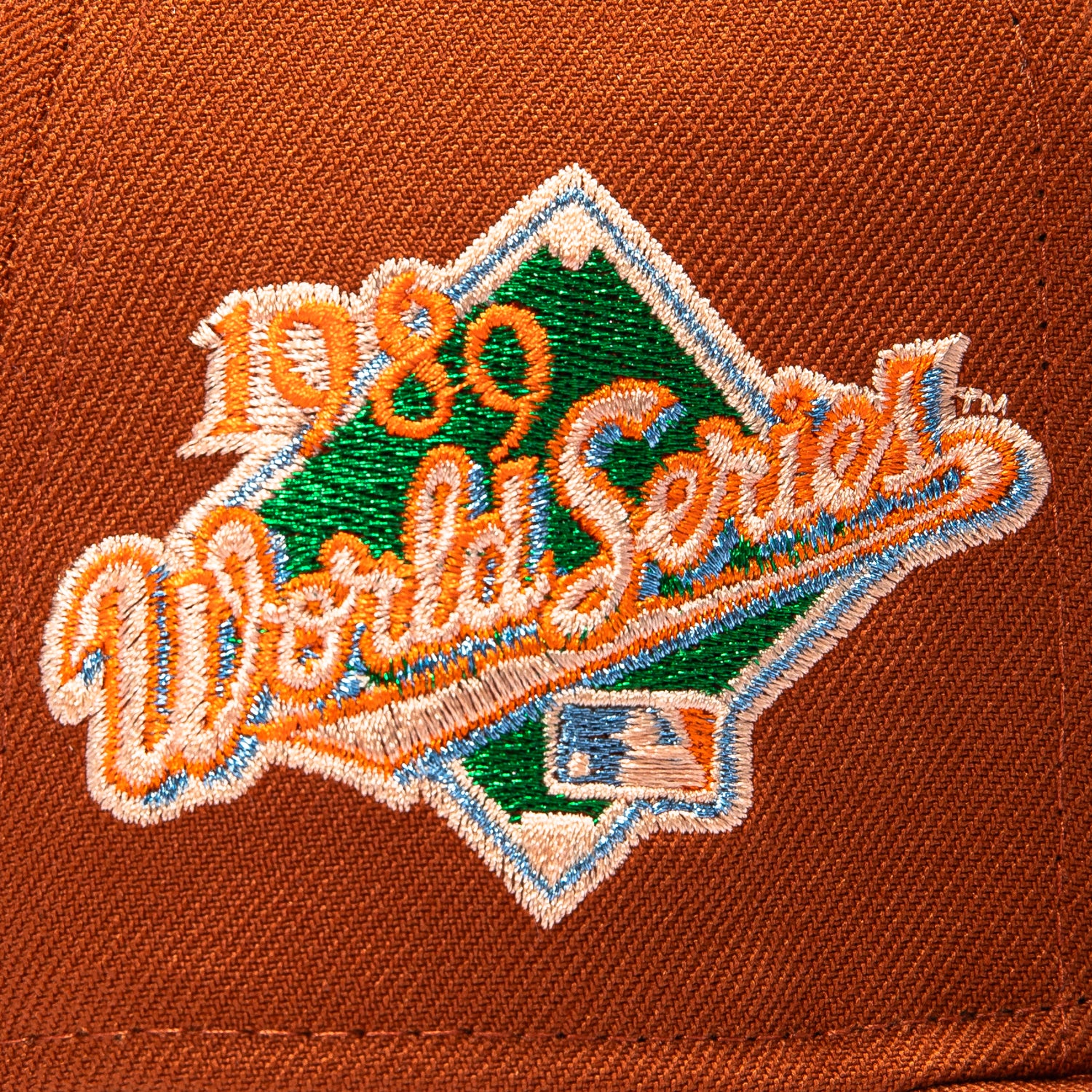 New Era 59Fifty Terra Cotta Oakland Athletics Battle of the Bay Patch Hat - Burnt Orange - Image 5