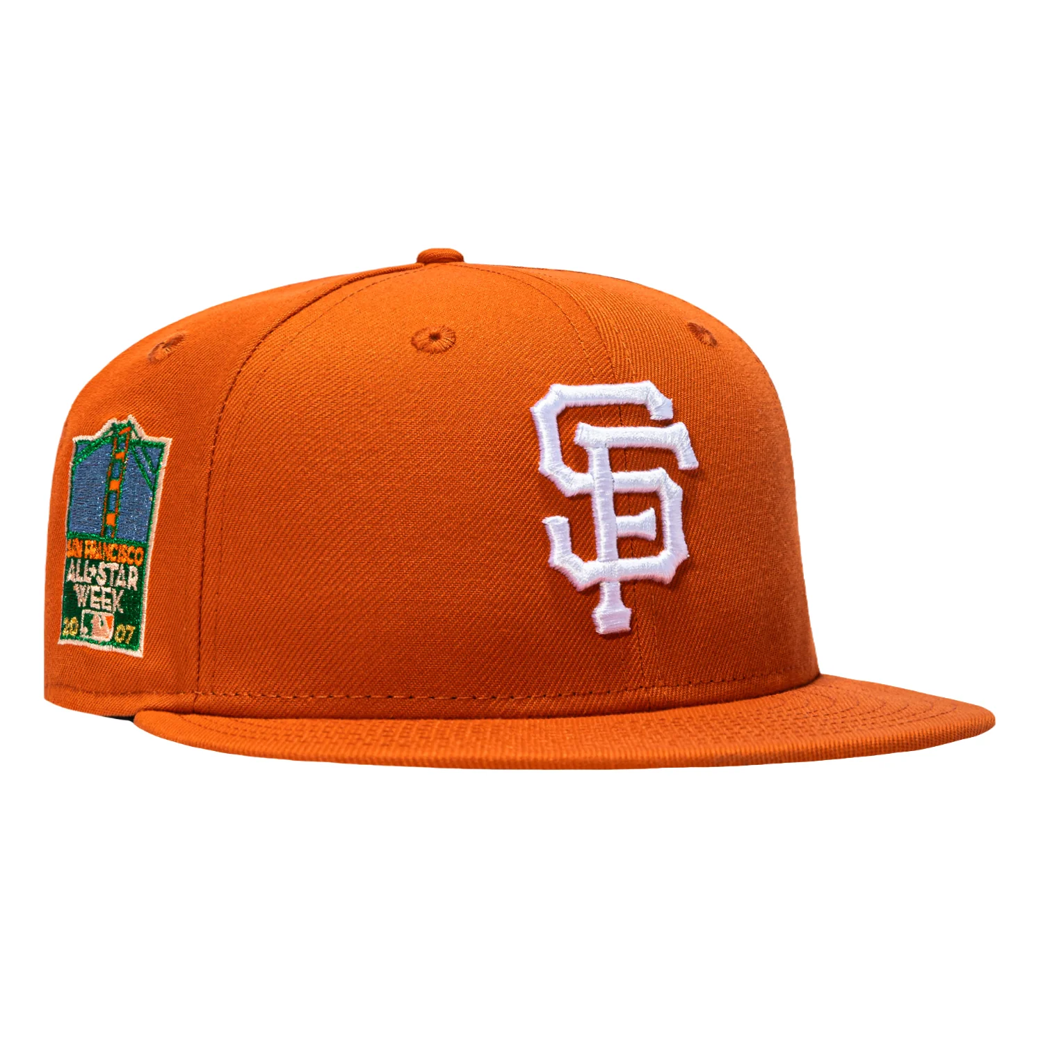 New Era 59Fifty Terra Cotta San Francisco Giants 2007 All Star Week Patch Hat - Light Burnt Orange