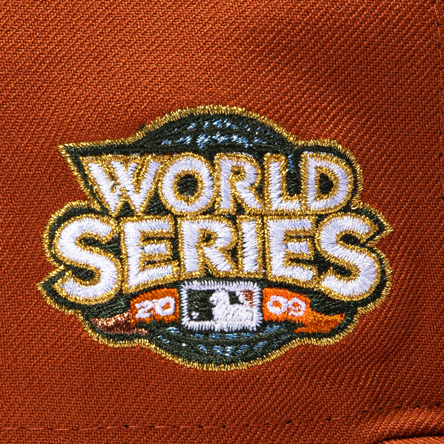 New Era 59Fifty Terra Cotta Philadelphia Phillies 2009 World Series Patch Hat - Burnt Orange - Image 5