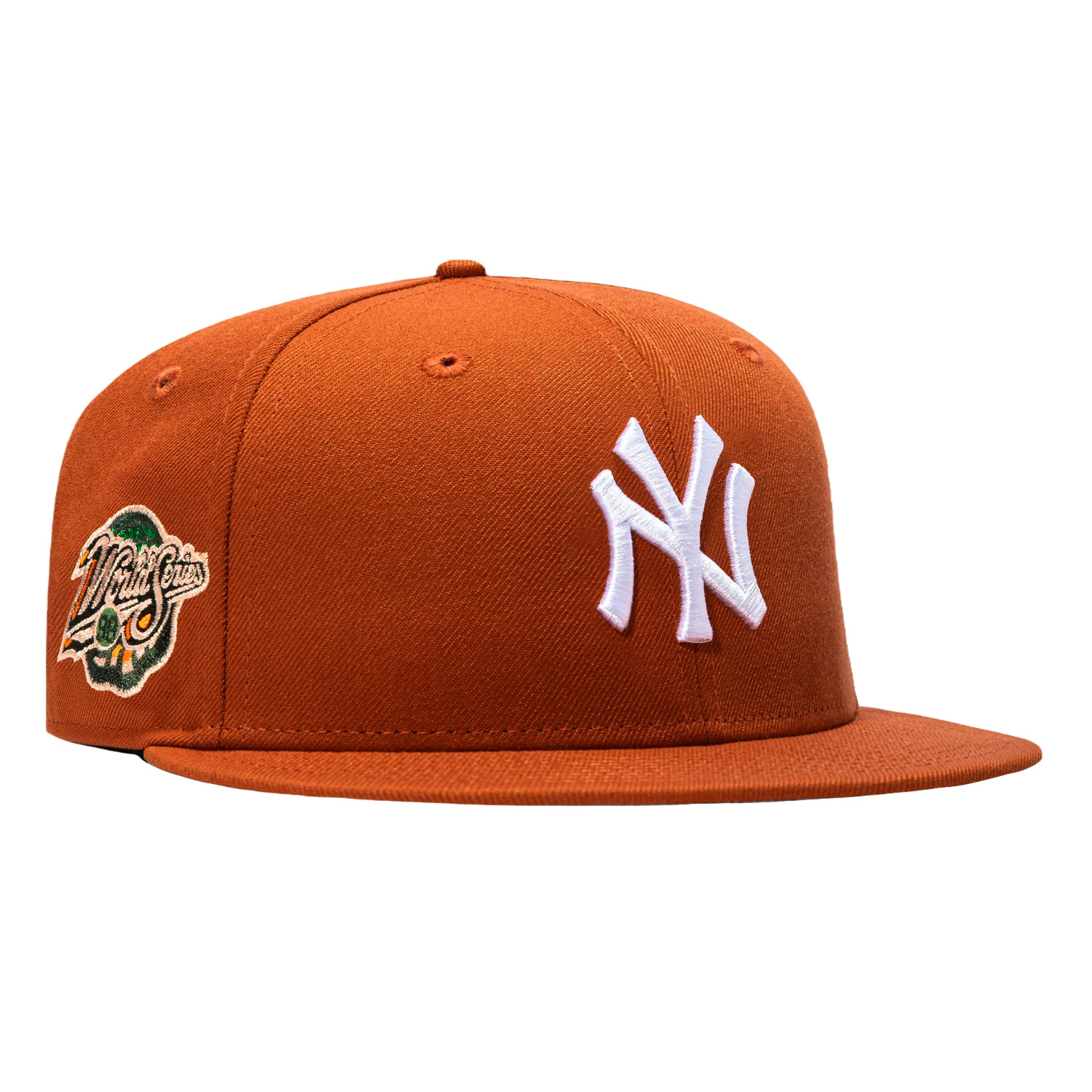 New Era 59Fifty Terra Cotta New York Yankees 1998 World Series Patch Hat - Burnt Orange