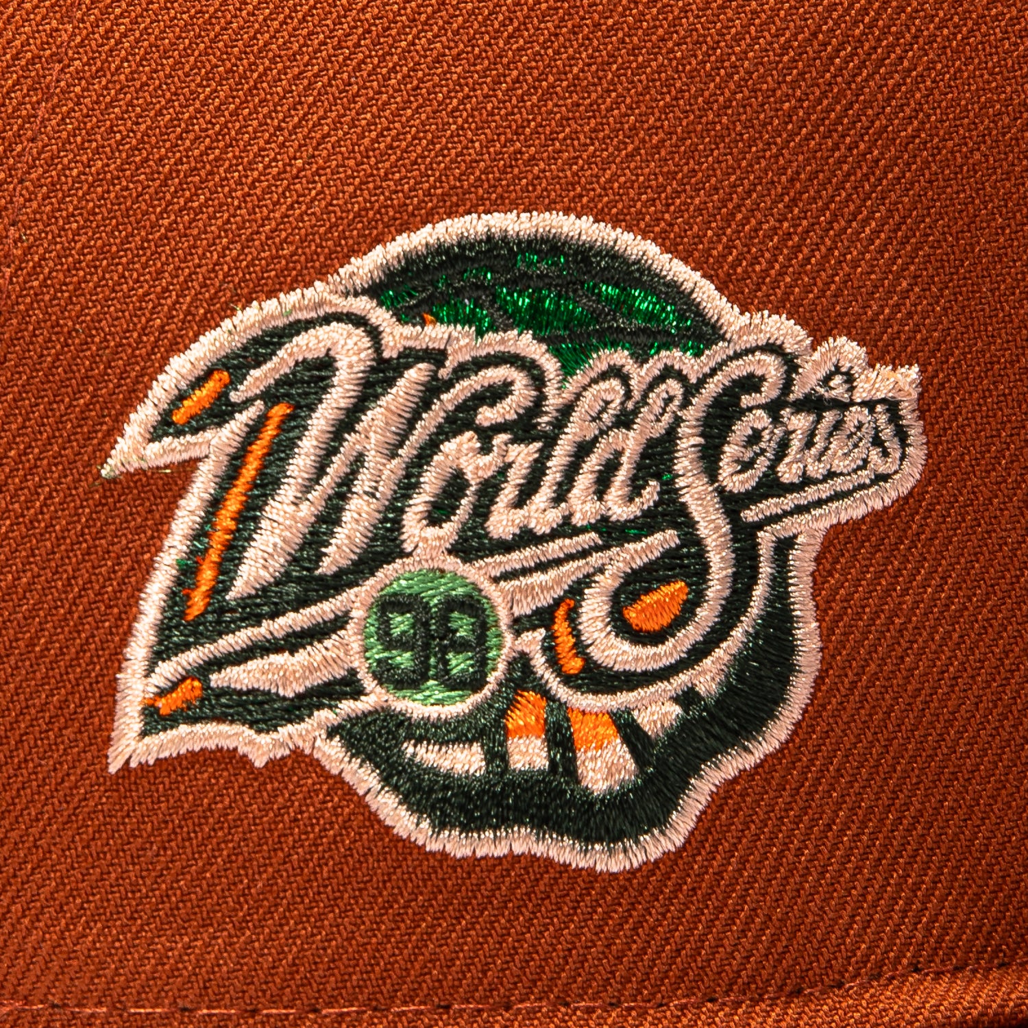 New Era 59Fifty Terra Cotta New York Yankees 1998 World Series Patch Hat - Burnt Orange - Image 5