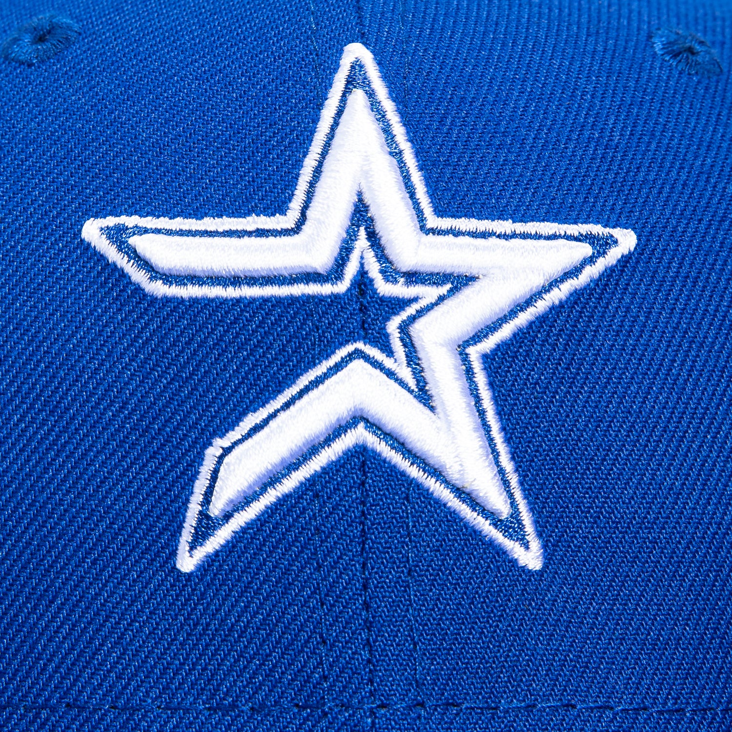 New Era 59Fifty Houston Astros Tribal Tattoo Stitching Patch 2000 Hat - Royal, White - Image 4