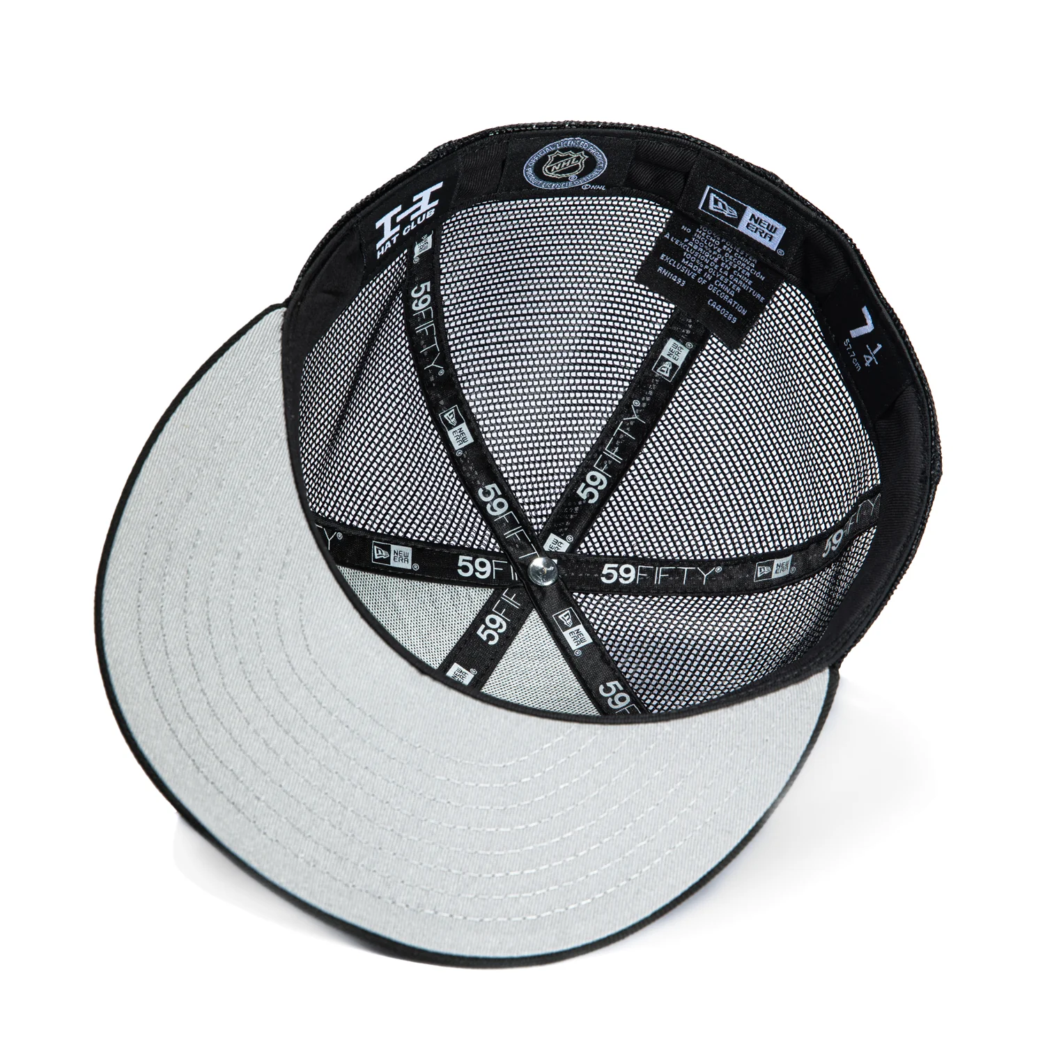 New Era 59Fifty San Jose Sharks Trucker Hat - Black, White - Image 2