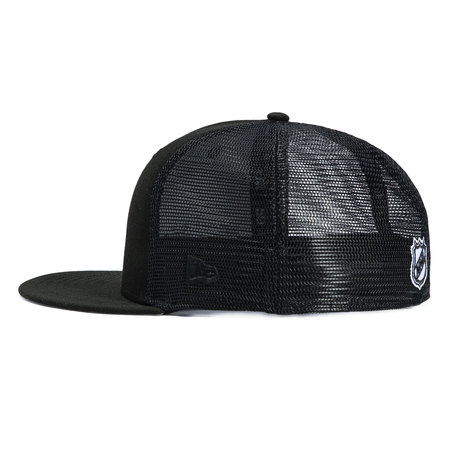 New Era 59Fifty San Jose Sharks Trucker Hat - Black, White - Image 3