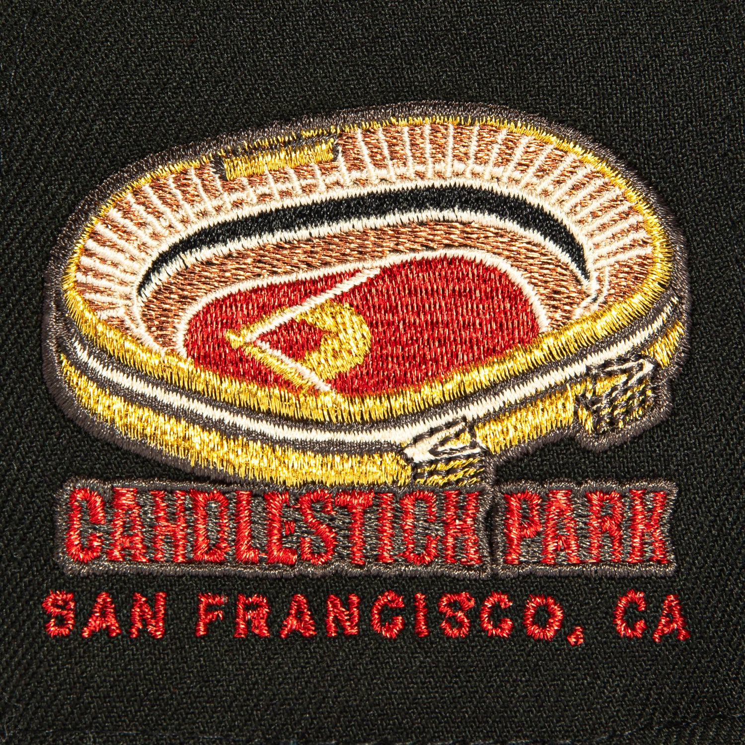 New Era 59Fifty Valentine's Day San Francisco Giants Candlestick Park Patch Hat - Black, Brown - Image 5