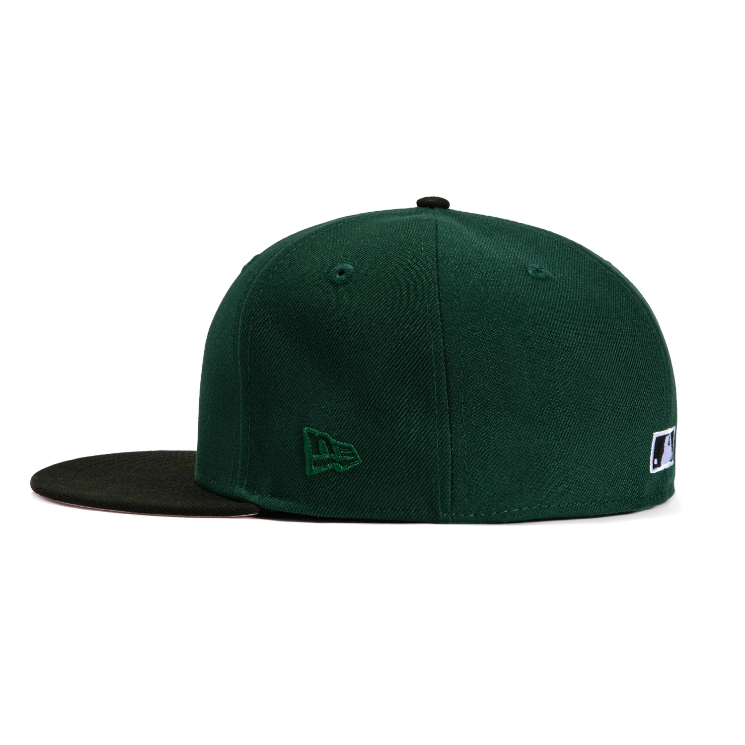 New Era 59Fifty Valentine's Day New York Yankees 1949 World Series Patch Rose Hat - Green, Black - Image 3
