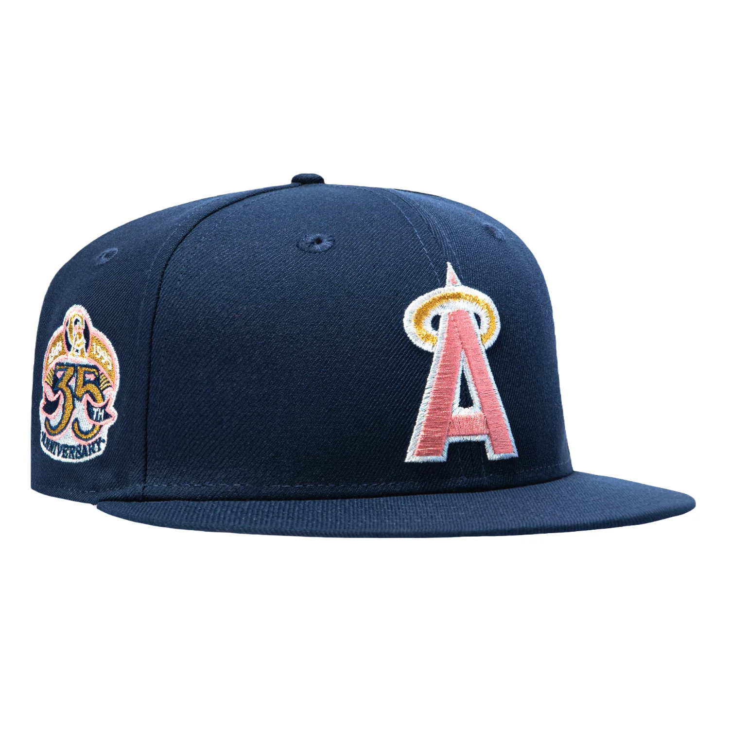 New Era 59Fifty Ante Up Los Angeles Angels 35th Anniversary Patch Hat - Navy