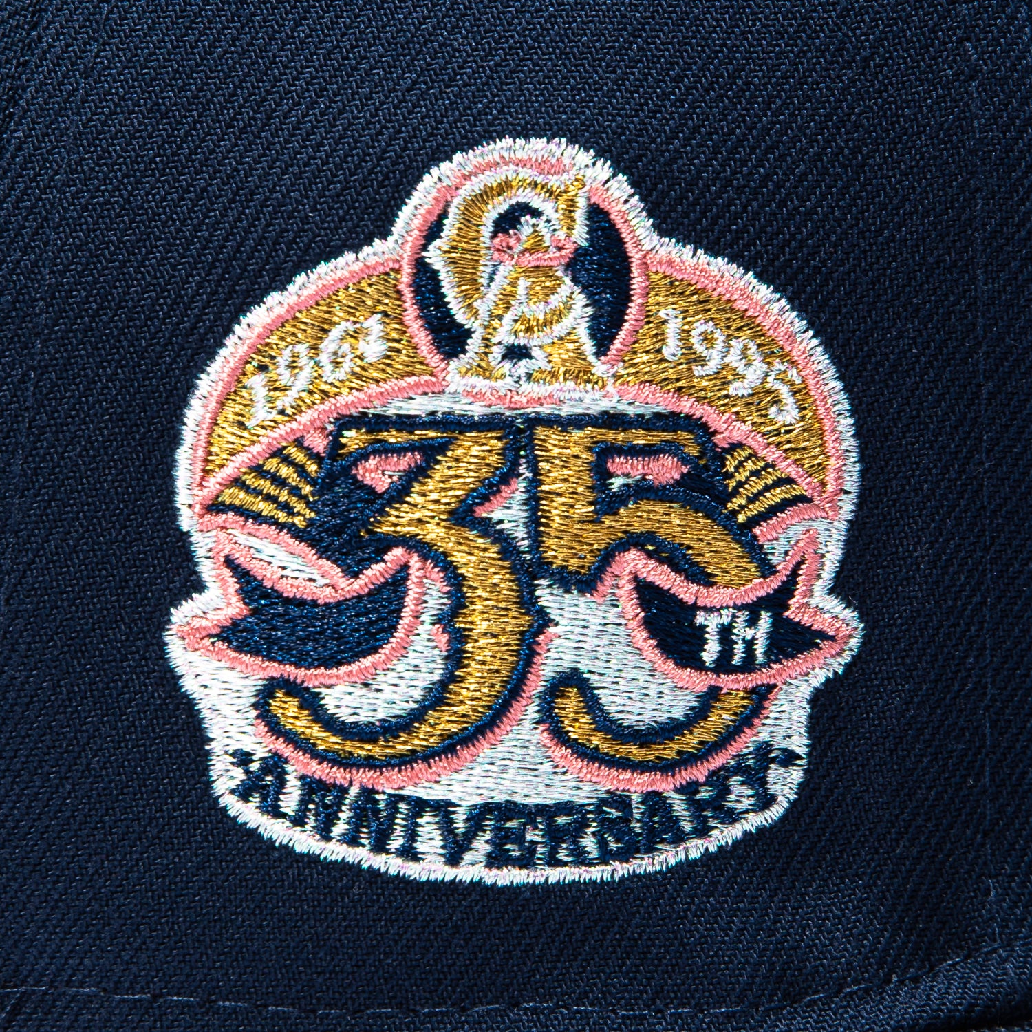 New Era 59Fifty Ante Up Los Angeles Angels 35th Anniversary Patch Hat - Navy - Image 5