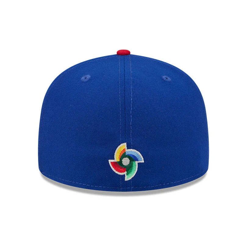 New Era 59Fifty Puerto Rico 2026 World Baseball Classic Puerto Rico Flag Patch On-Field Hat - Royal, Red - Image 4