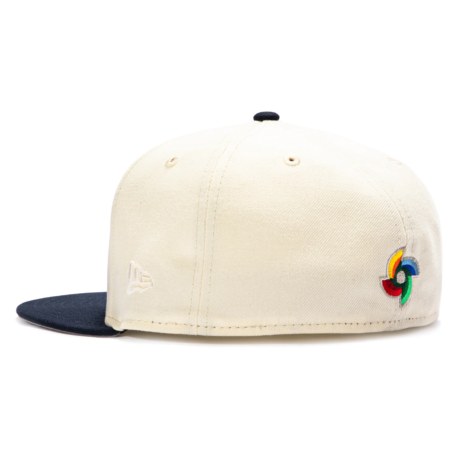 New Era 59Fifty Korea 2026 World Baseball Classic Korea Flag Patch Hat - White, Navy - Image 3