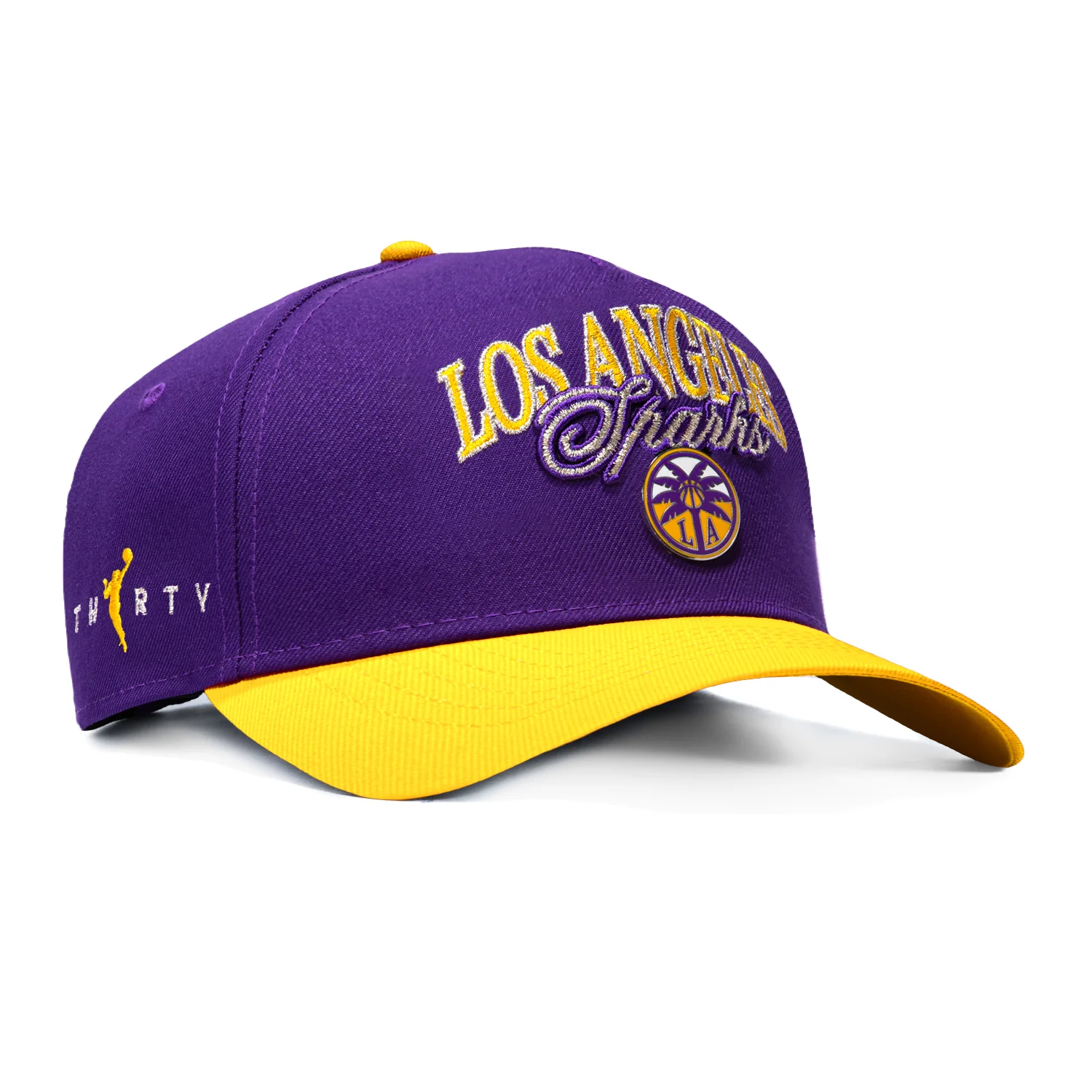 New Era 9Forty A-Frame 2026 WNBA Tip Off Los Angeles Sparks Snapback Hat - Purple, Gold