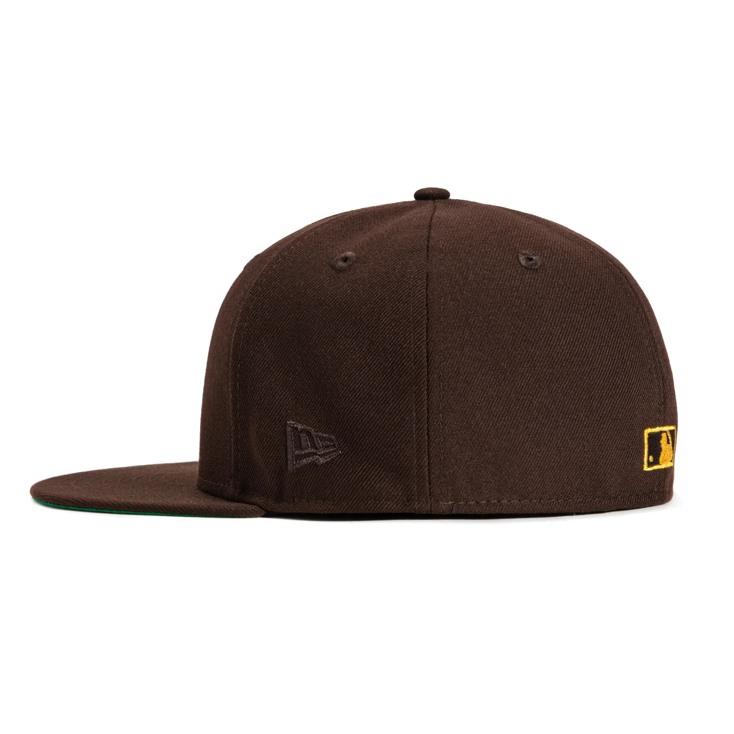 New Era 59Fifty Gold Rush Los Angeles Dodgers 50th Anniversary Stadium Patch Hat - Dark Brown, Metallic Gold - Image 3