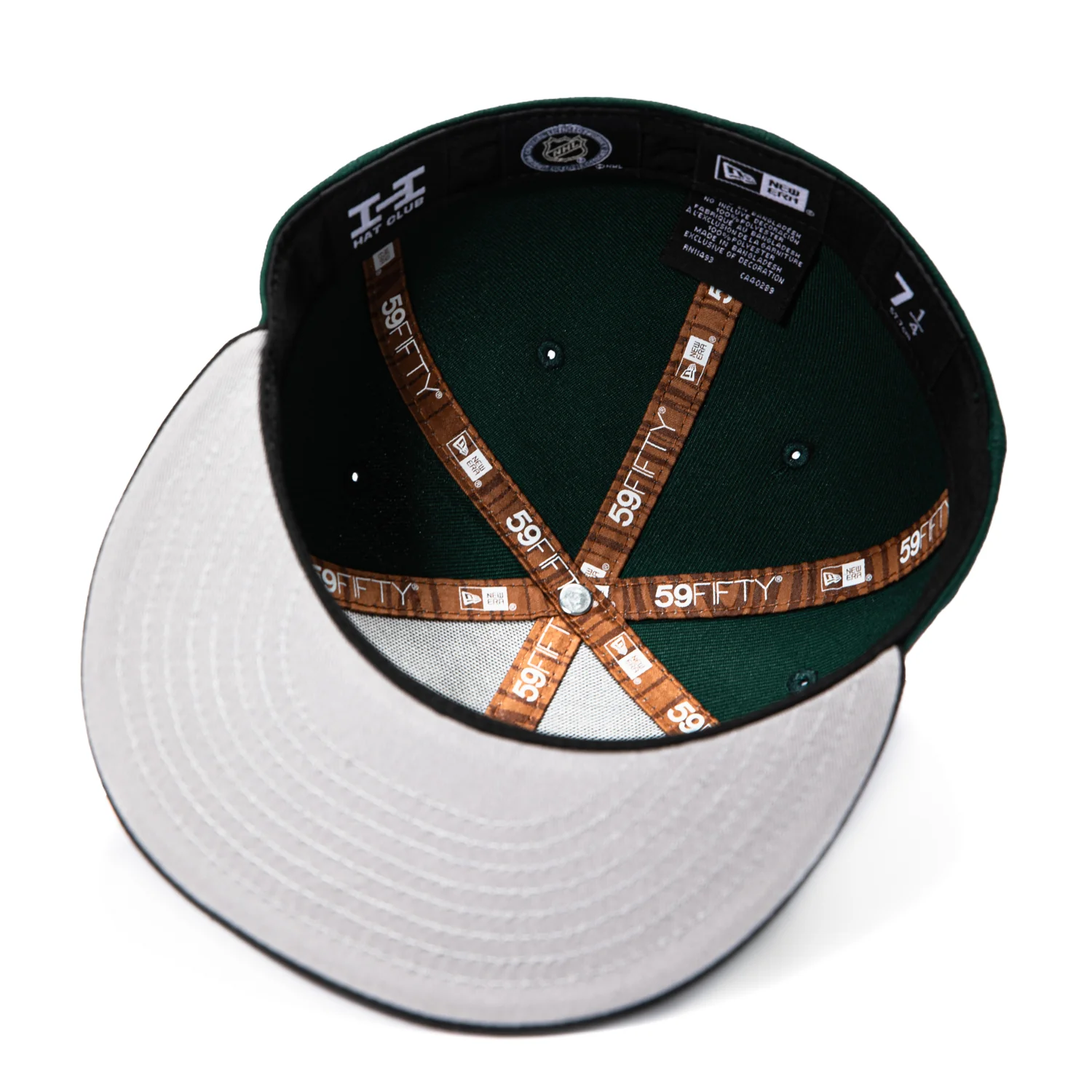 New Era 59Fifty Wood Grain Colorado Avalanche Logo Patch Hat - Green, Black - Image 2