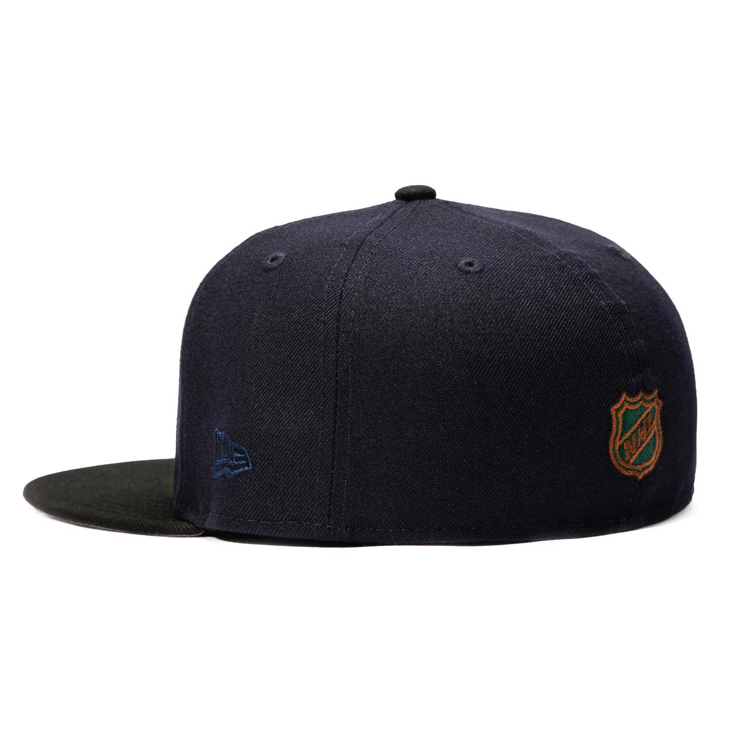 New Era 59Fifty Wood Grain New Jersey Devils 40th Anniversary Patch Hat - Navy - Image 3
